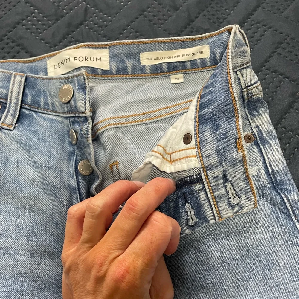Denim Forum High Rise Straight - Picture 3 of 4